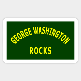 George Washington Rocks Sticker